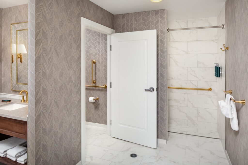 Bathroom at Skirvin